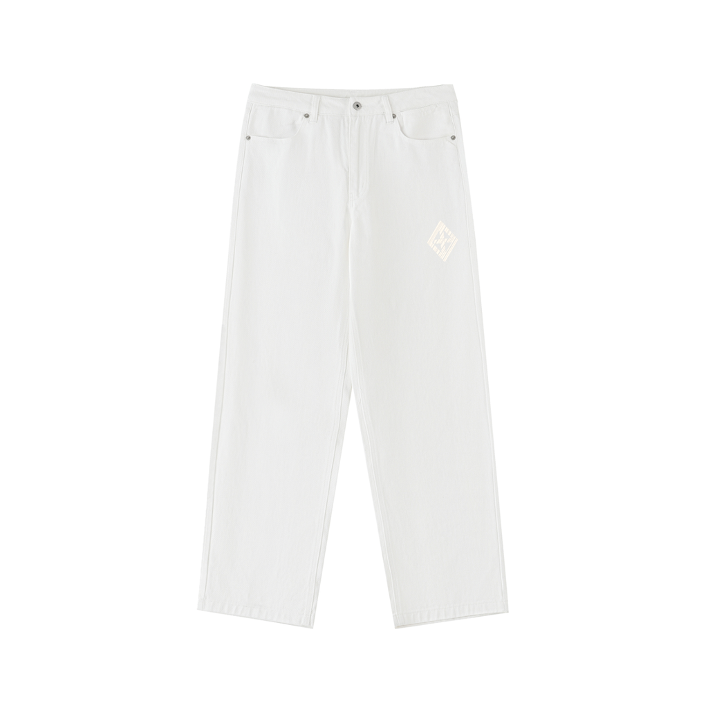 GoBoy Diamond Icon - Straight Leg Cotton Trousers