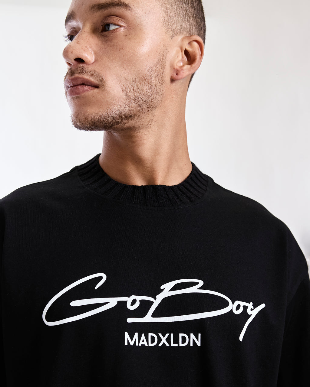 GoBoy Select - Knitted Neck T-Shirt
