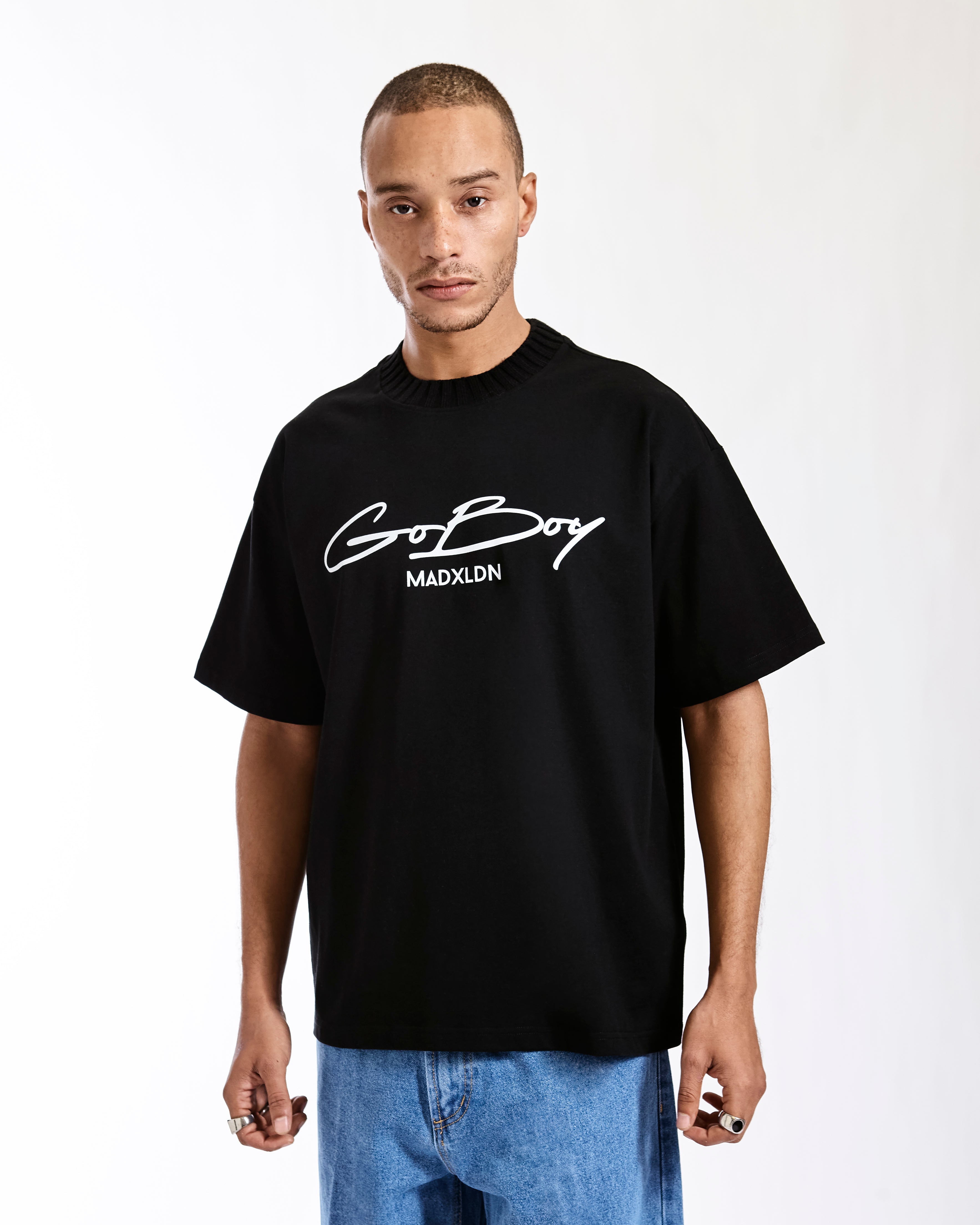 GoBoy Select - Knitted Neck T-Shirt