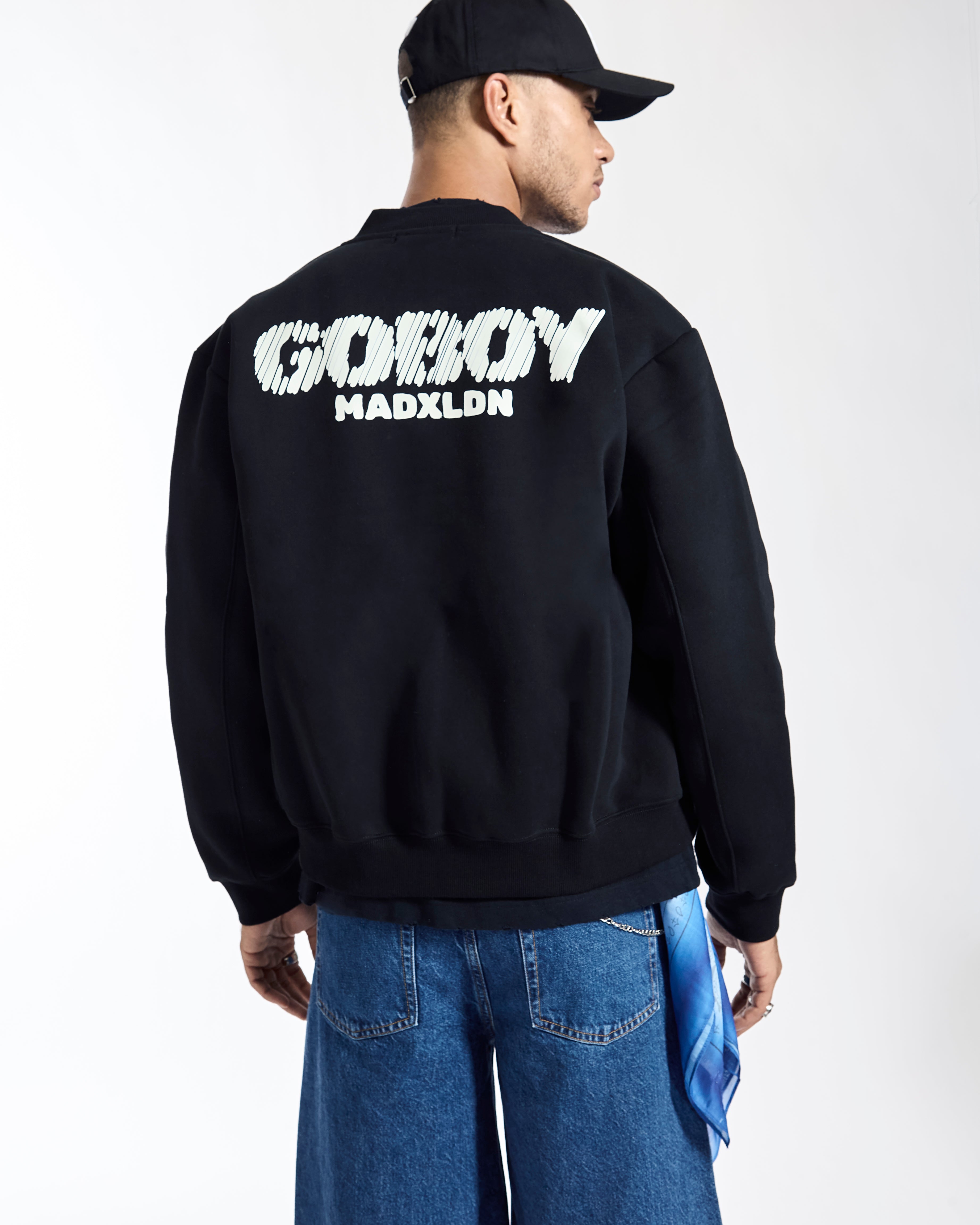 GoBoy Diamond Icon - Oversized Fleece Jacket