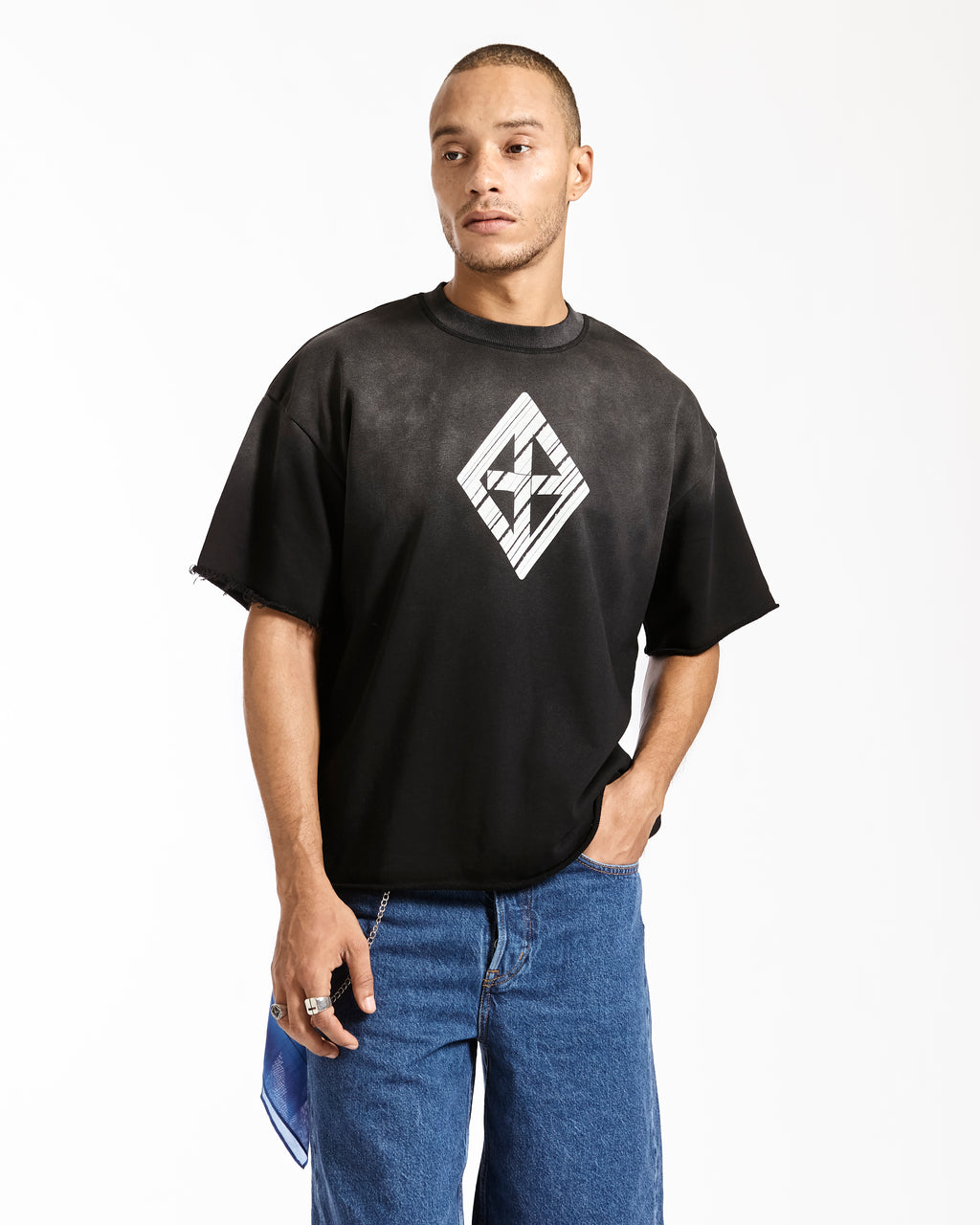 GoBoy Diamond Icon - Oversized Boxy T-Shirt