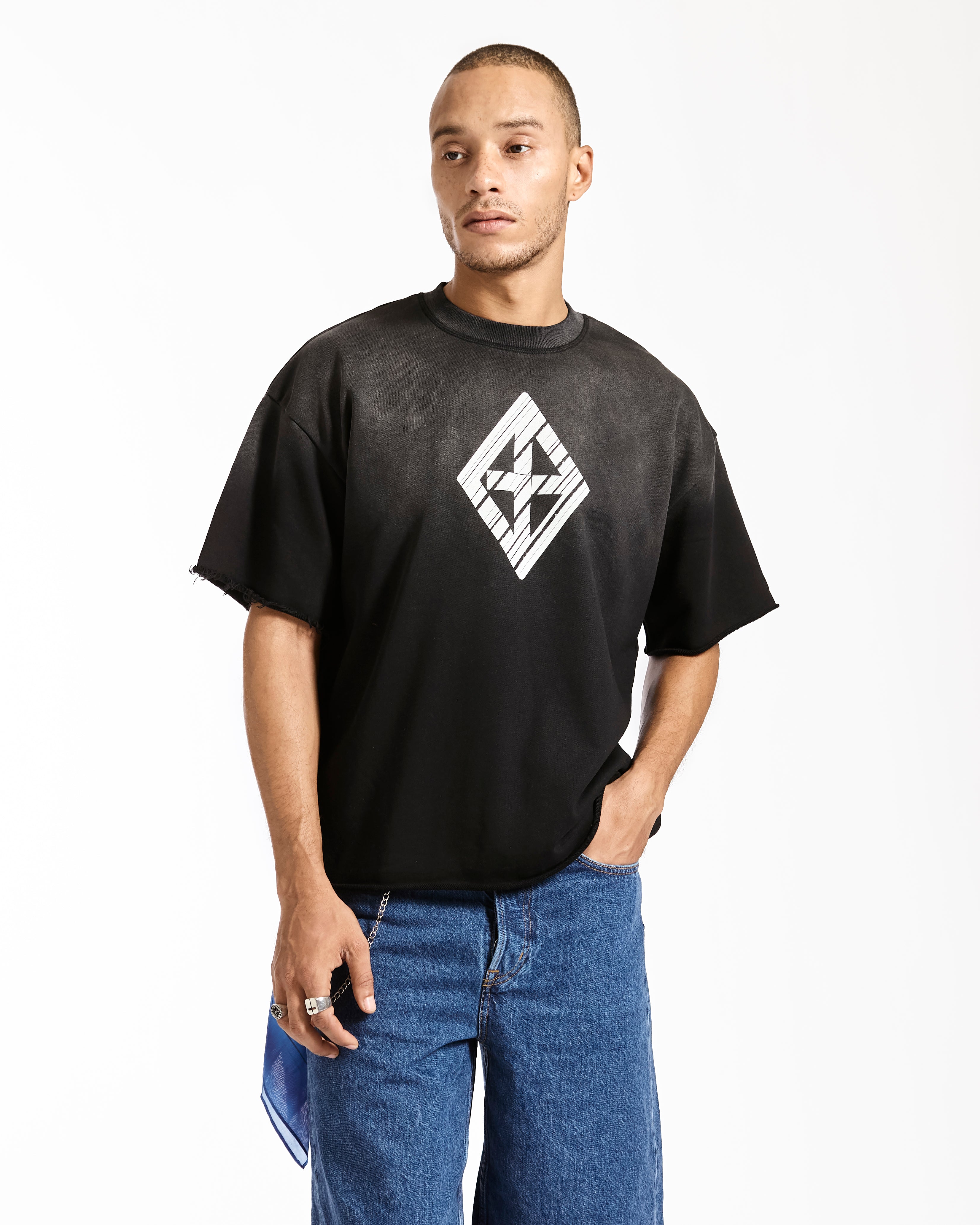 GoBoy Diamond Icon - Oversized Boxy T-Shirt