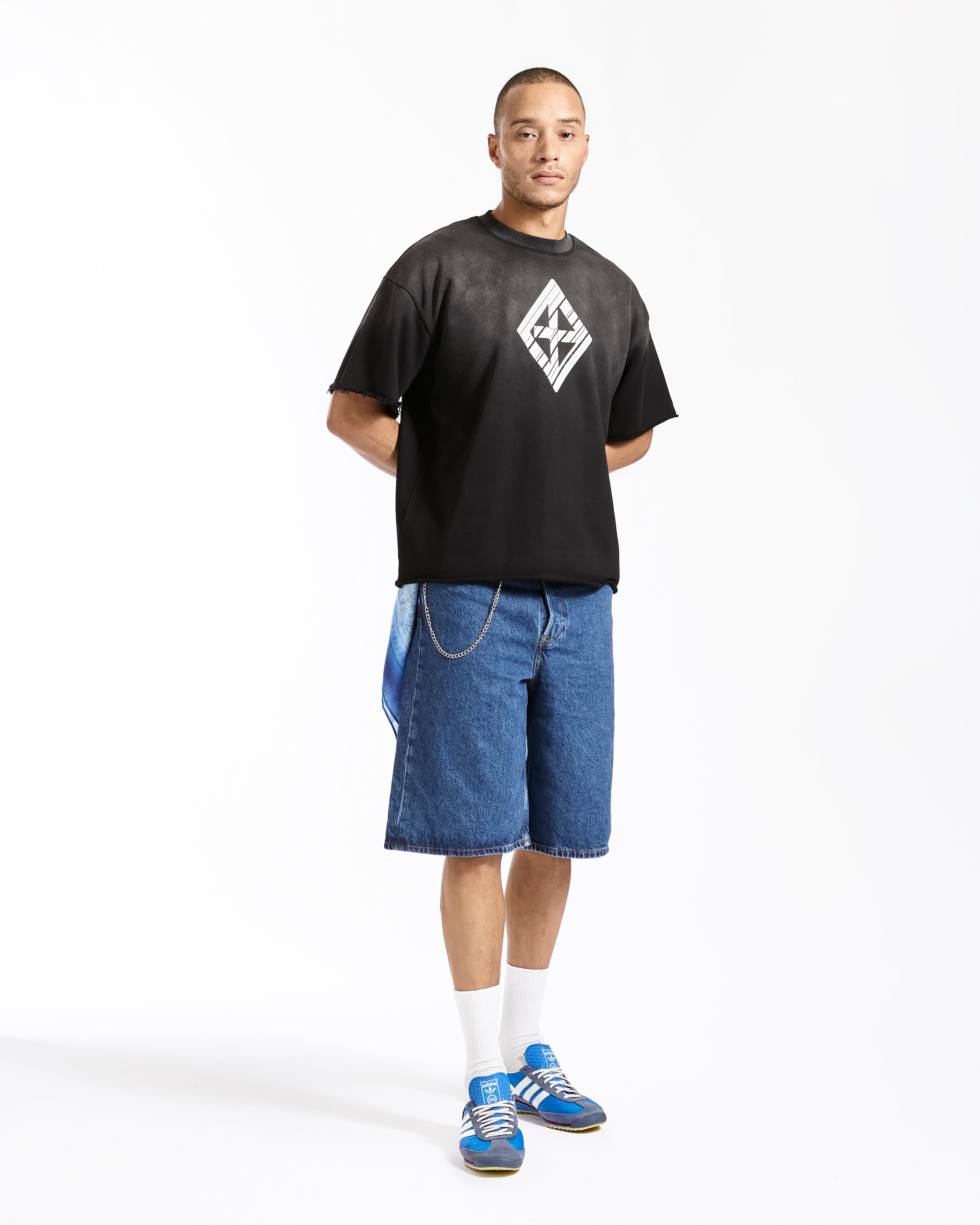 GoBoy Diamond Icon - Oversized Boxy T-Shirt