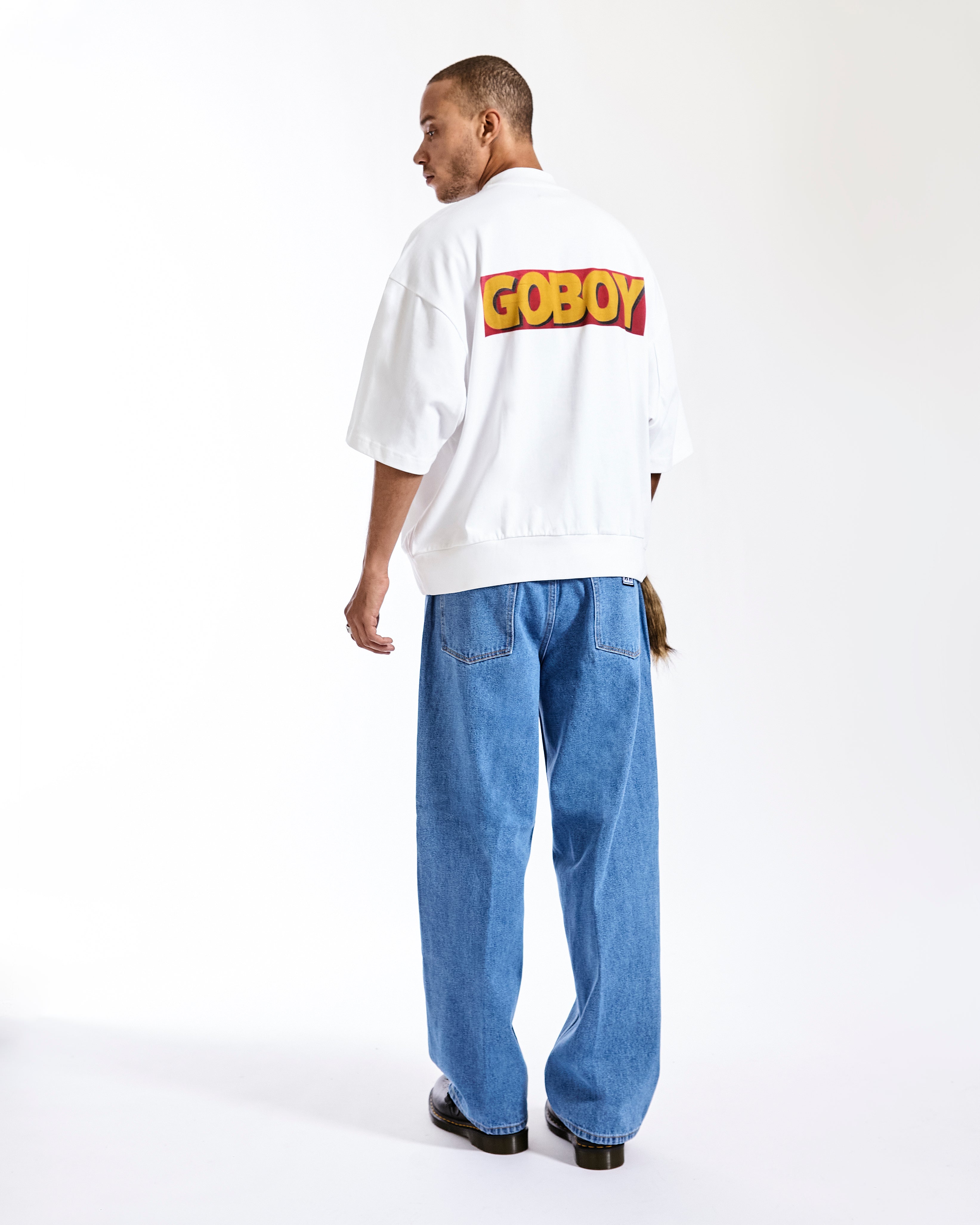GoBoy Hero - Oversized Mock Neck T-Shirt