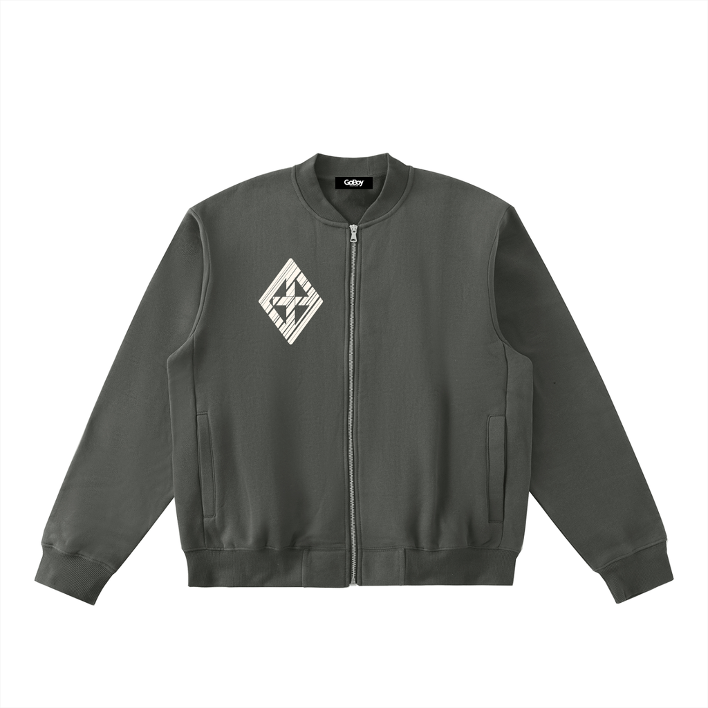 GoBoy Diamond Icon - Oversized Fleece Jacket